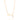 GOLD CHAIN WITH CRYSTAL