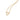 GOLD CHAIN WITH ZIRCONIA