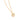 GOLD PLATED CHAIN WITH HEART  SHAPED PENDANT WITH 29    ZIRCONIAS