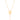 GOLD CHAIN WITH ZIRCONIA