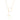 GOLD DOUBLE HEART Y-NECKLACE