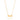 GOLD GRATIDÃO (GRATITUDE) PLAQUE NECKLACE