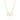 GOLD CURLY BOY + HEART NECKLACE