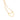 GOLD HOLLOW HEART NECKLACE