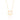 GOLD GOLDFISH BOWL NECKLACE