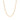 GOLD CROSSED LINK CHAIN