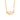 NECKLACE WITH 18K GOLD PLATED LETTER PENDANT WITH ZIRCONIA