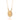 GOLD OUR LADY REVEALED OVAL STUDDED NECKLACE