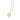 GOLD MODERN POINT OF LIGHT NECKLACE
