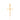 GOLD CROSS PENDANT