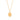 GOLD PLATED PENDANT WITH CRYSTAL