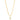 GOLD PLATED PENDANT WITH CRYSTAL