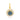 GOLD PLATED PENDANT WITH CRYSTAL
