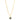 GOLD PLATED PENDANT WITH CRYSTAL