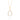 GOLD PENDANT WITH CRYSTAL