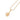 GOLD PENDANT WITH ZIRCONIA