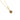 GOLD PENDANT WITH CRYSTAL AND ZIRCONIA