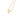 GOLD PENDANT WITH ZIRCONIA