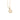 GOLD PENDANT WITH ZIRCONIA