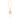 GOLD PENDANT WITH ZIRCONIA