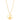 GOLD PLATED PENDANT WITH ZIRCONIA