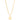 GOLD PLATED PENDANT WITH ZIRCONIA