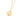 GOLD PLATED PENDANT WITH ZIR