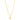 GOLD PLATED PENDANT WITH ZIR