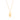 GOLD PLATED PENDANT WITH ZIR