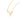 GOLD PLATED PENDANT WITH ZIRCONIA