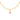 GOLD LOVE PENDANT IN DARK PINK
