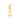GOLD MODERN LETTER PENDANT