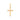 GOLD DOUBLE TONE CROSS MEN’S PENDANT