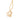 GOLD PLATED PENDANT WITH ZIRCONIA