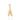 GOLD BALLET SLIPPERS PENDANT