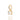 GOLD MEN'S ZIRCONIA PENDANT