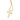 GOLD PLATED PENDANT WITH ZIRCONIA