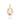 GOLD HOURGLASS PENDANT