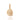 GOLD RIDER'S COWBOY HAT PENDANT