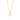 GOLD SACRED HEART CROSS PENDANT