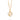 GOLD FIRST STEPS HEART PENDANT
