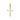 GOLD FAITH AND GRACE CROSS PENDANT