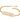 GOLD BRACELET WITH CRYSTAL AND ZIRCONIA