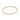 GOLD MEN'S FOX TAIL BRACELET - LARGE