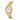 GOLD MULTIFUNCTION SOCIAL ANALOG WATCH