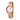 ROSE GOLD GLOW ANALOG WATCH