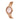 ROSE GOLD GLOW ANALOG WATCH