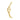 GOLD OVALISSE SOCIAL ANALOG WATCH
