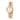 ROSE GOLD VINTAGE VERO SOCIAL ANALOG WATCH