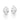 SILVER 925 DOUBLE SPHERE HUGGIE EARRINGS